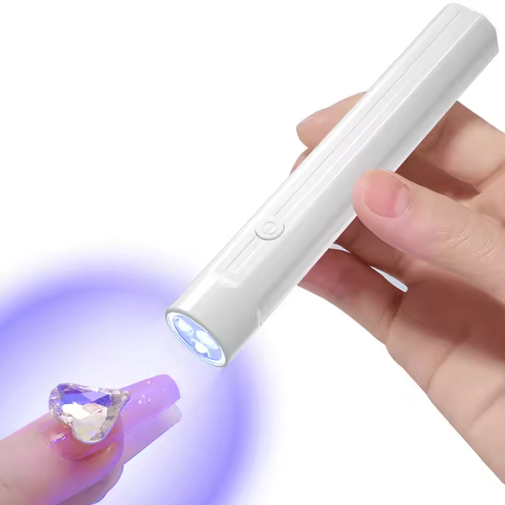 Secador De Uñas Portátil Con Luz UV LED Lámpara Para Polvo De Uñas Herramienta De Secado De Uñas Manuales Luz Flash LED - 1