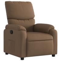 vidaXL Sillón reclinable de tela Gris claro, Gris oscuro, Negro Sillon Dormitorio Sillon Comodos Silla Relax Sillón Sofá - details 4
