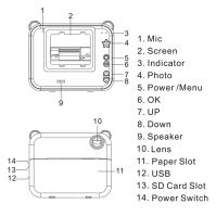 Cámara Infantil Polaroid DIY Para Estudiantes Impresión Instantánea Regalos De Cumpleaños Navidad Halloween Cámara Educativa Para Niños - details 4
