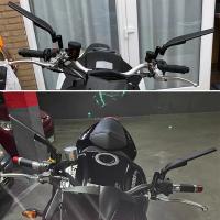 Espejo Retrovisor Ajustable Para Motocicleta Benelli BN600 BN302 Stels600 BJ 250 TNT125 250 Diavel Accesorios Laterales De Aluminio CNC - details 5