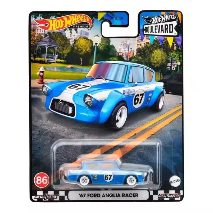 Hot Wheels Premium Boulevard ’67 Ford Anglia Racer  86 - 1