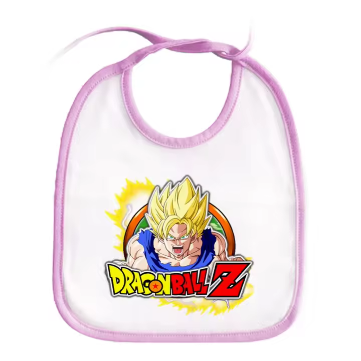 MERCHANDMANIA BABERO COLOR logo personaje son goku gokuh super guerrero z serie peleas baby bib - 1