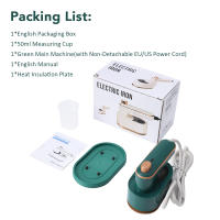 Fresadora Portátil De Ropa Plegable Con Generador De Vapor Eléctrico Limpiador De Ropa Para El Hogar Sin Soporte De Antisecado Capacidad Del Tanque De Agua <0.8L Voltaje 110-240V - details 10