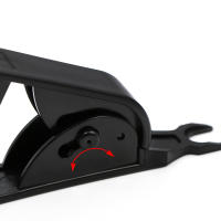 Cortador De Tubos Portátil Universal Para Plástico PVC PU PE Herramienta De Corte Para Hogar Tamaño 104x23mm Color Negro - details 6