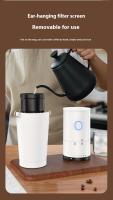 Molino De Café Eléctrico Cerámico Ajustable Para Uso Doméstico Y Al Aire Libre Con Tapa Desmontable Para Agregar Granos De Café - details 11