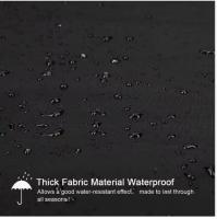 Funda de Mesa rectangular Oxford para muebles de Jardín with Protección UV (Negro)-242*162*100cm - details 1