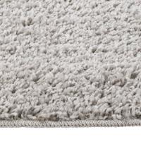 vidaXL Alfombra peluda antideslizante 80x150 cm Color Gris oscuro,  Gris claro,  Crema y mas Alfombras de área  Alfombra de Piso para Sala de Estar Dormitorio Habitación Salón - details 1