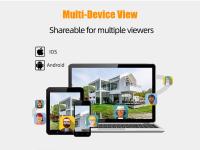 SANSCO camara PTZ de seguridad para el hogar, Monitor de bebé con seguimiento automático de personas, IA, WIFI, 4MP, vigilancia IP, Eseecloud - details 7