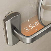 Gancho De Pared Organizador De Cocina Porta Utensilios Cuchillo Soporte Para Tapa De Olla Y Cuchara Almacenamiento De Toalla De Baño Y Ropa - details 5