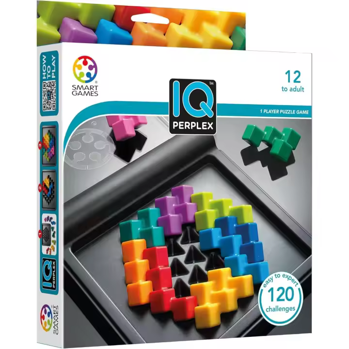 Smart Games - IQ Perplex Rompecabezas con 120 Desafíos + 12 años - 1
