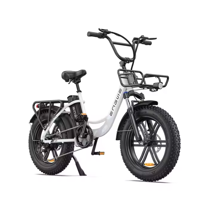 ENGWE Bicicleta Electrica para Adultos, 20 * 4.0 Fat Tire Step-Through E-Bike para Mujeres - Bateria 48V 13A - 7-Velocidades - Amortiguador Dual - para Desplazamientos y Excursiones L20 - 1