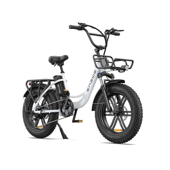 ENGWE Bicicleta Electrica para Adultos, 20 * 4.0 Fat Tire Step-Through E-Bike para Mujeres - Bateria 48V 13A - 7-Velocidades - Amortiguador Dual - para Desplazamientos y Excursiones L20 - 1