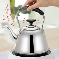 Hervidor De Agua De Acero Inoxidable Con Silbato Gran Capacidad Calentamiento Rápido Base Para Fogón Y Cocreador Inducción - details 10
