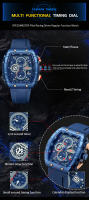 Reloj De Pulsera Militar VA VA VOOM Para Hombre Con Dial De 47 Mm Resistente Al Agua Y Shock Con Correa De Silicona Multifuncional Moda Deportiva - details 3
