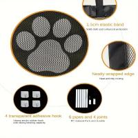 Set De Vallas Para Perros Portátil Plegable Y Transpirable Seguridad De Red Aislada Para Puertas Y Escaleras Fences Para Mascotas - details 4