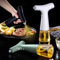 Qoosea Pulverizador Aceite, Pulverizador De Aceite de Oliva, Botella de Spray Electrico 240ml, Dispensador de Aceite de Oliva y Vinagre, Spray Aceite para Cocinar Barbacoa Ensalada Hornear - details 1