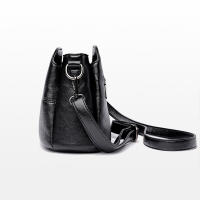 Bolso De Hombro Para Mujer Vintage En Piel Suave PU Color Sólido Cuadrado Bolsa Cruzada Para Mujer Madura Nuevo Gran Mensajero - details 17