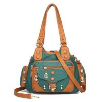 Nueva Moda Bolso De Hombro Para Mujer De Cuero Suave De Alta Calidad Marca Famosa Diseñador Bolso De Mano De Lujo Bolsos De Hombro Casual Con Decoración De Rivet - details 16