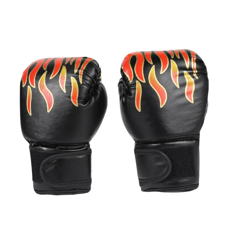 Guantes De Boxeo Para Niños 2Pcs Entrenamiento De Golpes Sparring De Kickboxing Protección De Mano Mitts Azul Negro Rojo Fitness - 1
