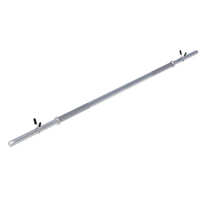 Gorilla Sports Barra de Pesas con muelles de resorte 150 cm - 1