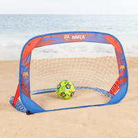 COLORBABY - Set 2 porterías pop-up fútbol, licencia oficial FC Barcelona, tamaño 120x80x80 cm, incluye bolsa de transporte, estructura plegable, diseño oficial, para jardín o parque, desde 3 años - details 5