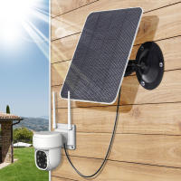 Panel Solar Monocrystallino 3W 5V Cargador De Energía Portátil Montaje En Pared IPX6 Para Cámara De Seguridad Exterior Inalámbrica - details 7