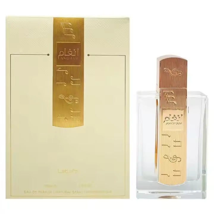 Angham de Lattafa: Perfume Árabe 100% Original de Lujo, una Fragancia Sofisticada y Atemporal para Hombres y Mujeres que Aprecian la Elegancia y la Tradición - 1