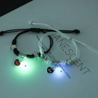 Pulsera luminosa, versión para dos mejores amigas (pareja de estudiantes), diseño de moda coreana, brazalete brillante para parejas (unisex).Pulsera de cuentas de resina luminosas - details 1