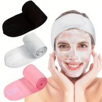 Headband Ajustable Para Mujer Accesorio Cosmético Para Yoga Deportes Spa Baño Baño Maquillaje Y Limpieza De La Cara - details 0