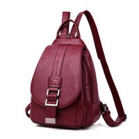 Mochila Multifuncional De Cuero Para Mujer Casual Para Niñas Y Adolescentes Escuela Viaje Bolsa Pequeña Capacidad Inferior a 20 Litros - details 7