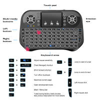 Teclado Inalámbrico Bluetooth Mini Con Iluminación Retroiluminada 2.4G USB Para Android TV Box PC En Inglés Ruso Francés Español Portugués Árabe Hebreo - details 1