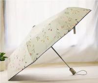 Paraguas de viaje plegable compacto Auto Abierto y Cerrado para prueba de Viento, a prueba de lluvia y 99.9% Sombrilla de Protección UV with revestiento anti-UV Negro - details 2