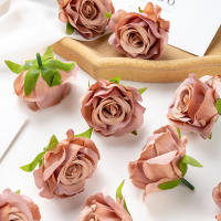 5/10Pcs Rosas De Seda Artificiales Para Boda Decoración De Navidad En Caja De Caramelos Arreglo Floral Para Fiesta Y Jardín - details 20