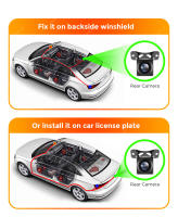 Cámara De Retrovisión Navifly 1080P Nítida Visión Nocturna 170° Ángulo Amplio Impermeable Para Cualquier Coche - details 6