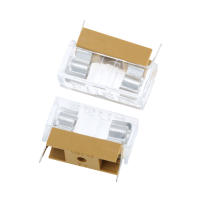 Portafusibles De Vidrio 5pcs/lot Tamaños 5*20mm 6*30mm Con Cubierta Transparente Bloque De Fusibles Para Automóviles Material De Cobre - details 3