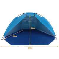 TOMSHOO Carpa De Camping Exterior Deportes Sombrilla De Sombra En Tela Oxford Ligera Para Pesca Picnic Playa Parque - details 5