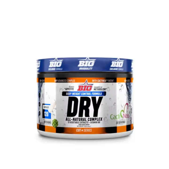 BIG® Dry – Fórmula Avanzada para el Control del Agua Subcutánea | Diurético Natural con Extractos Vegetales | 120 Cápsulas - 1