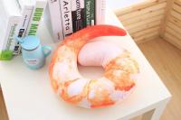 Nueva Peluche Creativa De 40cm Camarón Descongelado Juguete De Peluche Cojín De Cuello U Para Niños Regalo De Cumpleaños - details 7