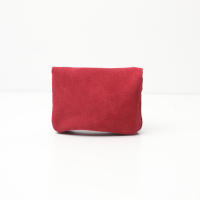 monedero ,cartera Pequeña de Piel Ante  ，hecho en Italia– Minimalista, Ligero y Multifuncional,Perfecto para el Día a Día y Ocasiones Especiales, Diseño Elegante , Dos Compartimentos y Bolsillo con Cremallera, Disponible en piel de Ante, - details 5