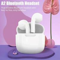 Auriculares Bluetooth TWS A2 Con Micrófono 9D Estéreo Inalámbricos Para Xiaomi Samsung Android Auriculares Intraauriculares Con Cancelación De Ruido Activa - details 1