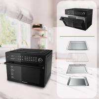 Freidora de Aire y Horno Multifunción MELCHIONI FAMILY BENEDETTA 30L, 1800 W con 18 Programas y Pantalla Táctil en Color Negro - details 1