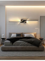 Luz De Pared LED Moderna Minimalista En Negro Iluminación Interior Elegante Para Sala De Estar Dormitorio Pasillo Decoración De Luces Verticales Sencillas Y Elegantes - details 9