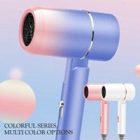 Mini secador de pelo plegable, 220-240V, 550W, with Bolsa de Transporte, anión de Aire Caliente, cuido del Cabello para viaje en casa, secador de pelo para dormitorio - details 3