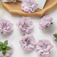 100pcs Flores Artificiales De Paeonia En Silicio Para Decoración De Hogar Jardín Bodas Festivales Arreglo De Bouquet DIY - details 19
