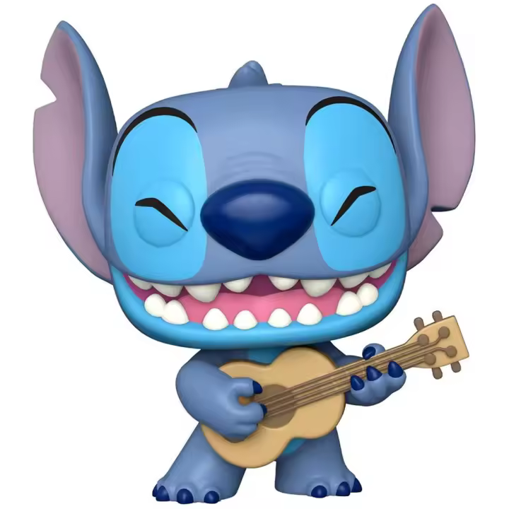 Figura Pop Disney Stitch Ukelele Exclusive 25Cm-Figura de Vinilo Coleccionable - Idea de Regalo- Mercancia Oficial - Juguetes para Niños y Adultos - Movies Fans - Muñeco para Coleccionistas y Exposición - 1