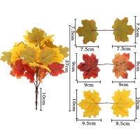 Rama De Hojas De Arce Artificial De 39cm Tema Otoño Para Decoración De Jardín Y Hogar Festivales De Halloween Y Cosecha - details 6