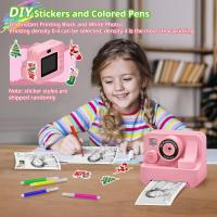 Cámara Digital Instantánea Para Niños 1080P 2.4 Pulgadas Con Impresión Térmica Juego De Fotos Y Videos Regalo Para Niños Y Niñas Educativo - details 4