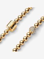 Pandora - Pulsera de cuentos y pavé - Baño de Oro de 14 Quilates - details 0