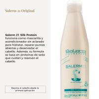 CasaSofia- Promocion Navidad. Comprando 3 Salerm 21 y llévate 1 champú de Salerm Pomegranate de 1200ml GRATIS.  Acondicionador de Pelo Instantáneo - Salerm 21 Silk Protein - 250 ml - sin Aclarado o con Aclarado - con Proteínas de Seda -Protector del Calor - details 4