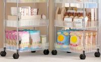 Carro De Acrílico Con Ruedas Ecológico De Tres Capas Para Almacenamiento En Sala De Estar Baño Capacidad Grande Organizador De Cosméticos Para Cocina Y Dormitorio - details 13